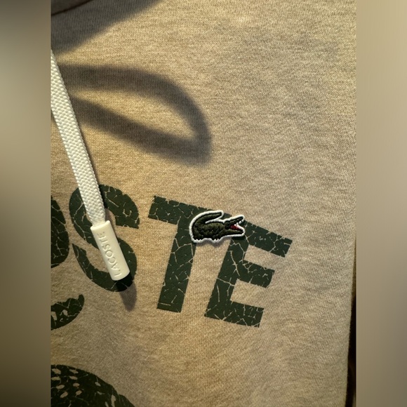 Lacoste NWT Men’s Loose Fit Crocodile Hoodie with front Pocket. - Picture 11 of 14